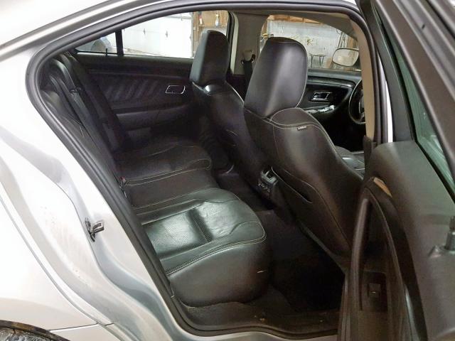 1FAHP2FW6AG111687 - 2010 FORD TAURUS LIM SILVER photo 6