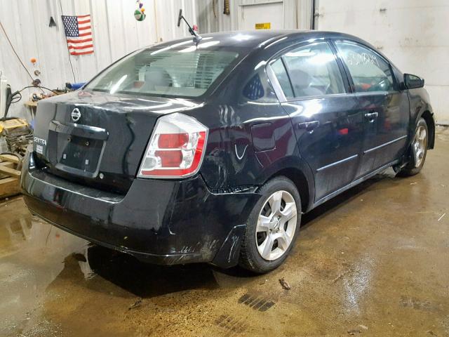 3N1AB61E38L625702 - 2008 NISSAN SENTRA 2.0 BLACK photo 4