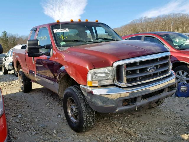 1FTSX31P44EC55440 - 2004 FORD F350 SRW S 红色 照片 1