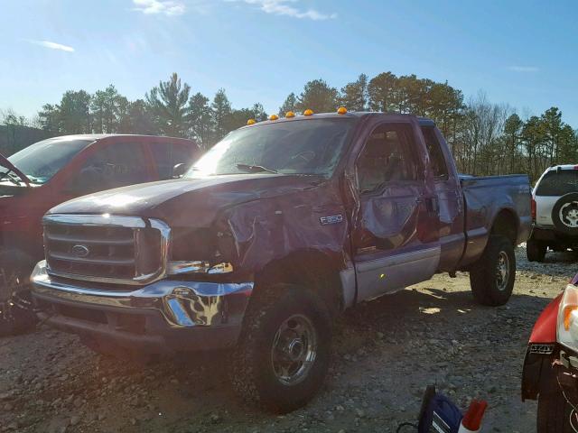 1FTSX31P44EC55440 - 2004 FORD F350 SRW S 红色 照片 9