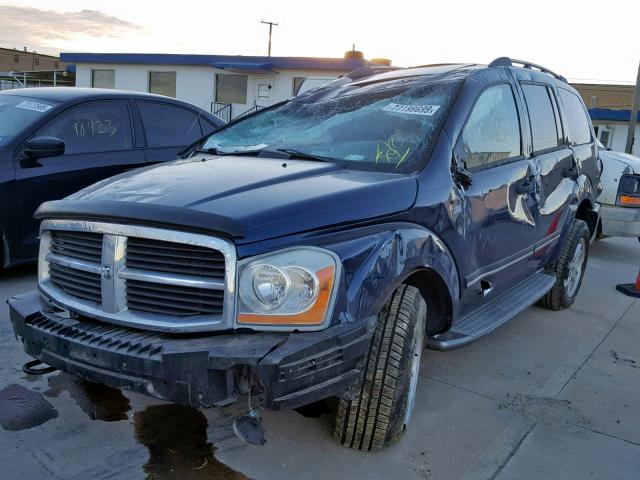 1D8HB58226F111768 - 2006 DODGE DURANGO LI BLUE photo 2