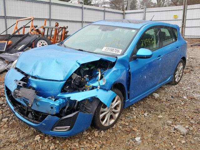 JM1BL1K62B1454271 - 2011 MAZDA 3 S BLUE photo 2