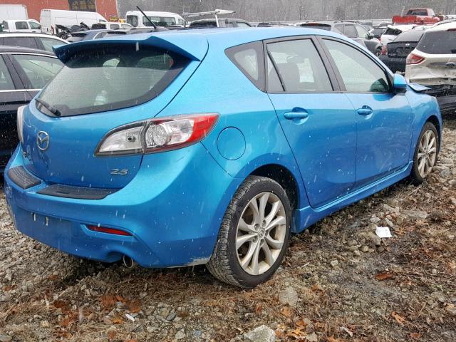 JM1BL1K62B1454271 - 2011 MAZDA 3 S BLUE photo 4