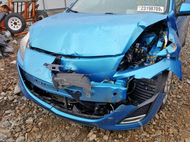 JM1BL1K62B1454271 - 2011 MAZDA 3 S BLUE photo 9