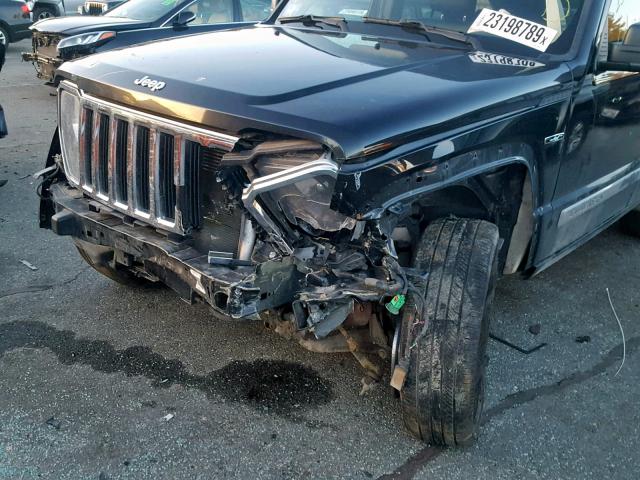 1C4PJMFK6CW203522 - 2012 JEEP LIBERTY JE შავი ფოტო 9