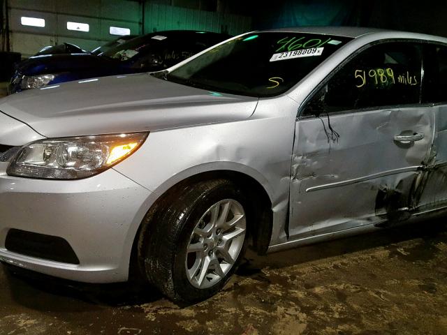 1G11C5SL1EF124601 - 2014 CHEVROLET MALIBU 1LT ვერცხლისფერი ფოტო 9