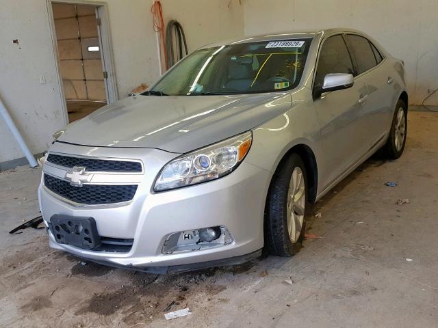 1G11E5SA6DF301568 - 2013 CHEVROLET MALIBU 2LT SILVER photo 2