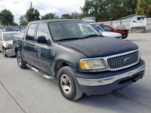 1FTRW07672KA67685 - 2002 FORD F150 SUPER GREEN photo 1