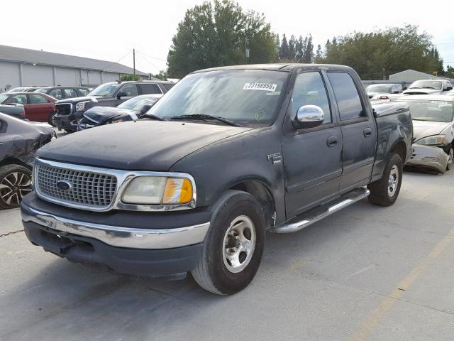 1FTRW07672KA67685 - 2002 FORD F150 SUPER GREEN photo 2