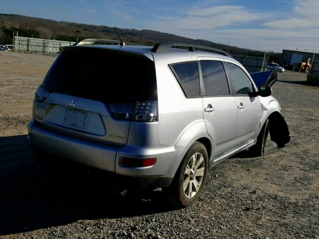 JA4JT3AW8BU014234 - 2011 MITSUBISHI OUTLANDER SILVER photo 4