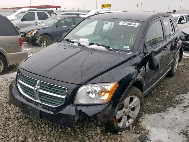 1B3CB4HA2AD534561 - 2010 DODGE CALIBER SX BLACK photo 2