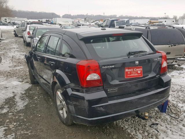 1B3CB4HA2AD534561 - 2010 DODGE CALIBER SX BLACK photo 3