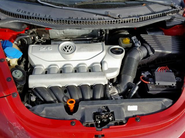3VWRF31Y96M311683 - 2006 VOLKSWAGEN NEW BEETLE 红色 照片 7