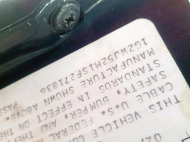 1G2WJ52M1SF271836 - 1995 PONTIAC GRAND PRIX GREEN photo 10