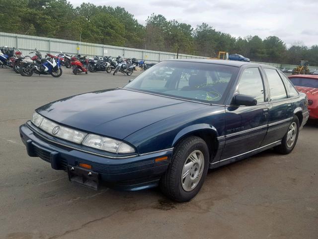 1G2WJ52M1SF271836 - 1995 PONTIAC GRAND PRIX GREEN photo 2