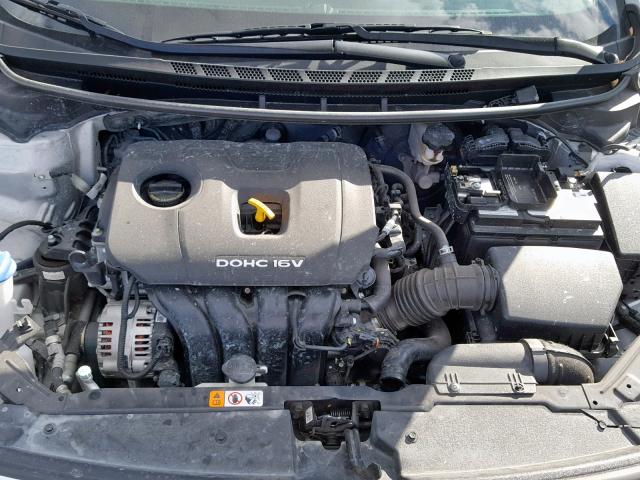 3KPFK4A73JE240160 - 2018 KIA FORTE LX SILVER photo 7