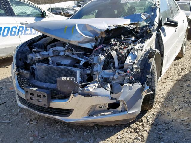 1G11B5SL0EF193637 - 2014 CHEVROLET MALIBU LS SILVER photo 9