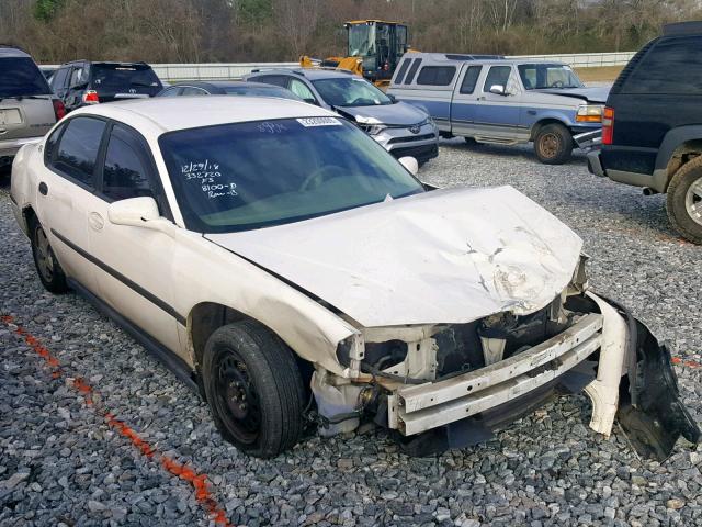 2G1WF52E139208079 - 2003 CHEVROLET IMPALA WHITE photo 1