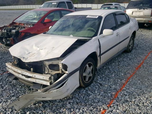 2G1WF52E139208079 - 2003 CHEVROLET IMPALA WHITE photo 2