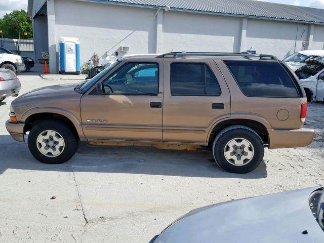 1GNDT13XX3K116572 - 2003 CHEVROLET BLAZER TAN photo 9