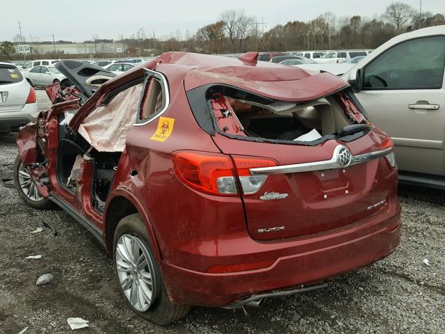 LRBFXASA3HD111999 - 2017 BUICK ENVISION P RED photo 3