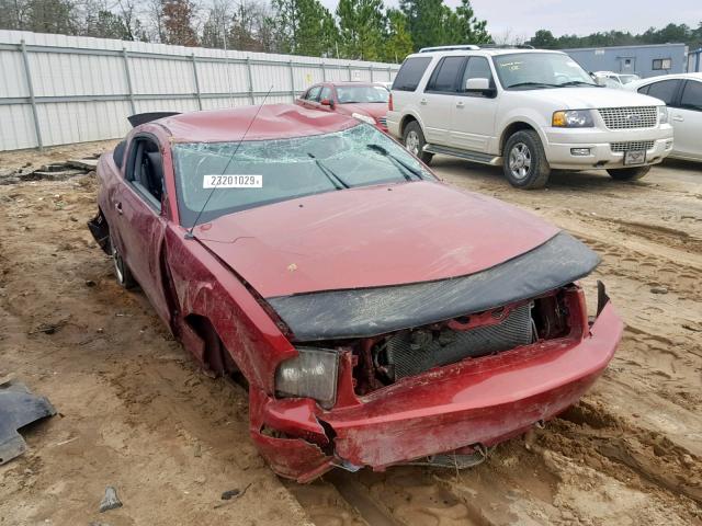 1ZVFT82H075199063 - 2007 FORD MUSTANG GT BURGUNDY photo 9