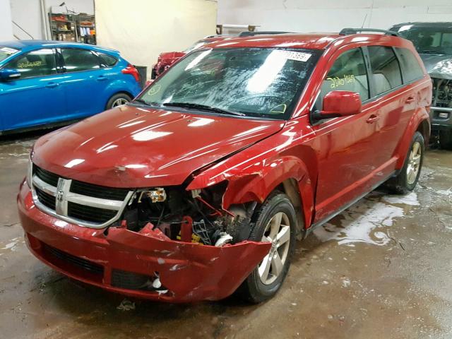 3D4PG5FV9AT176370 - 2010 DODGE JOURNEY SX 栗色 照片 2