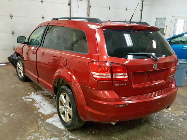 3D4PG5FV9AT176370 - 2010 DODGE JOURNEY SX 栗色 照片 3