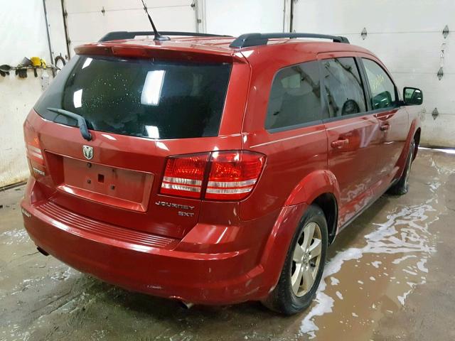 3D4PG5FV9AT176370 - 2010 DODGE JOURNEY SX 栗色 照片 4