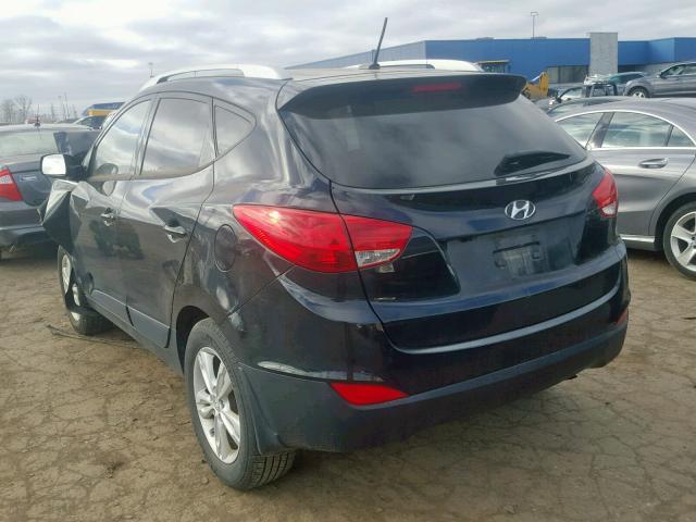 KM8JU3AC2AU072455 - 2010 HYUNDAI TUCSON GLS 黑色 照片 3