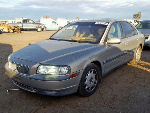 YV1TS94D211159018 - 2001 VOLVO S80 GRAY photo 2