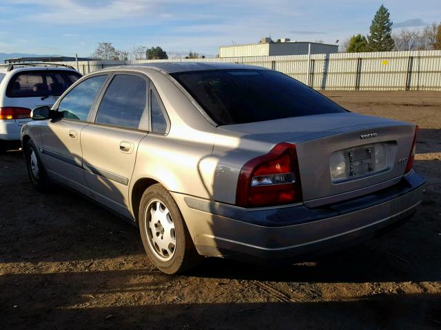 YV1TS94D211159018 - 2001 VOLVO S80 GRAY photo 3