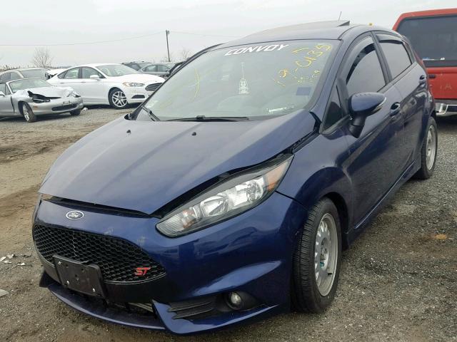 3FADP4GX5GM178572 - 2016 FORD FIESTA ST BLUE photo 2