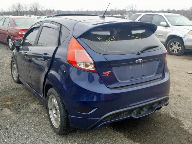 3FADP4GX5GM178572 - 2016 FORD FIESTA ST BLUE photo 3