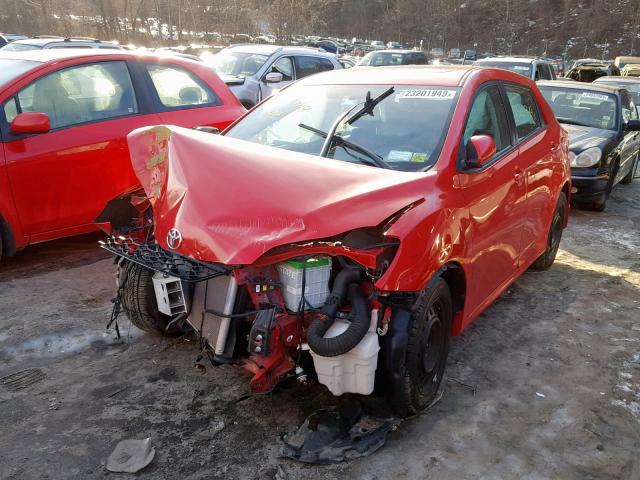 2T1KE40E09C019454 - 2009 TOYOTA COROLLA MA RED photo 2