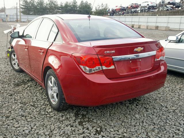 1G1PE5SC4C7118111 - 2012 CHEVROLET CRUZE LT RED photo 3