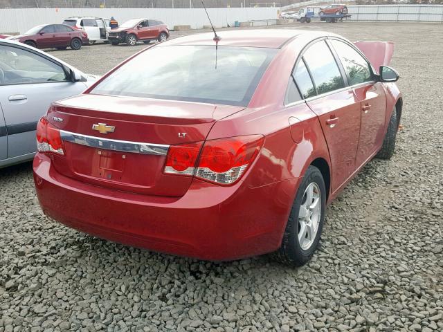 1G1PE5SC4C7118111 - 2012 CHEVROLET CRUZE LT RED photo 4