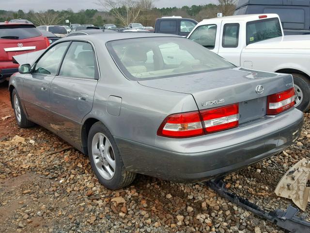 JT8BF28G5Y5088173 - 2000 LEXUS ES 300 GRAY photo 3