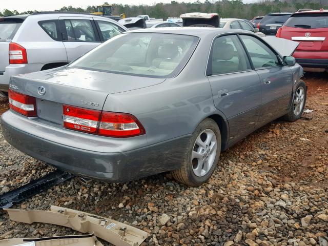 JT8BF28G5Y5088173 - 2000 LEXUS ES 300 GRAY photo 4