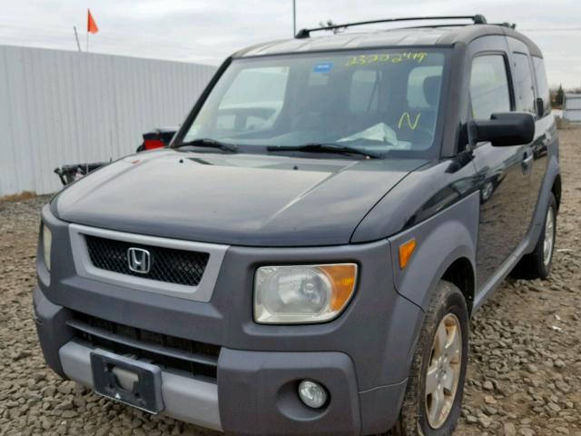 5J6YH28504L008248 - 2004 HONDA ELEMENT EX BLACK photo 2