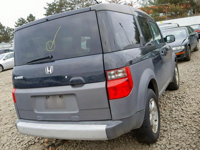 5J6YH28504L008248 - 2004 HONDA ELEMENT EX BLACK photo 4