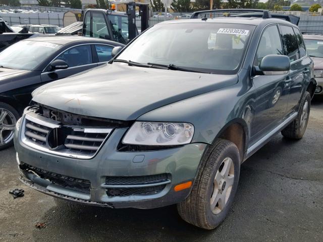 WVGBC77L64D047052 - 2004 VOLKSWAGEN TOUAREG 3. GREEN photo 2