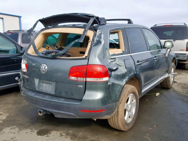 WVGBC77L64D047052 - 2004 VOLKSWAGEN TOUAREG 3. GREEN photo 4