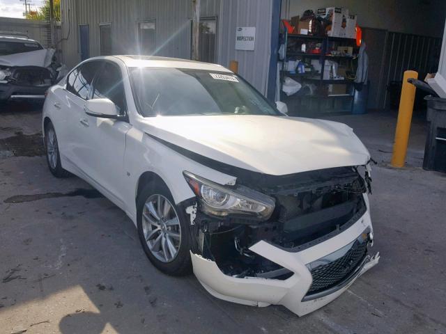 JN1BV7AP0EM689720 - 2014 INFINITI Q50 BASE WHITE photo 1