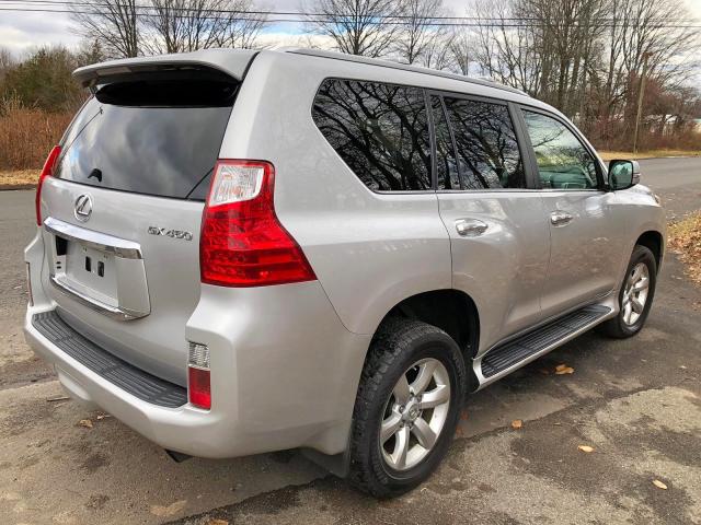 JTJBM7FX4B5022256 - 2011 LEXUS GX BASE SILVER photo 4