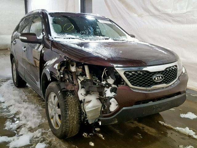 5XYKT3A17BG048357 - 2011 KIA SORENTO BA BURGUNDY photo 1