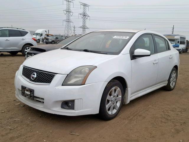 3N1AB61E69L663135 - 2009 NISSAN SENTRA 2.0 WHITE photo 2