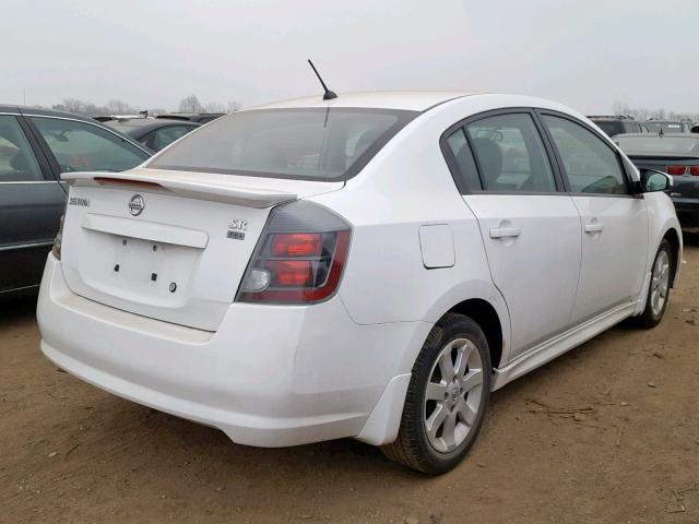 3N1AB61E69L663135 - 2009 NISSAN SENTRA 2.0 WHITE photo 4