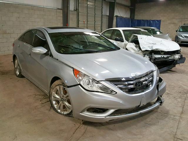 5NPEC4AC7BH141649 - 2011 HYUNDAI SONATA SE SILVER photo 1