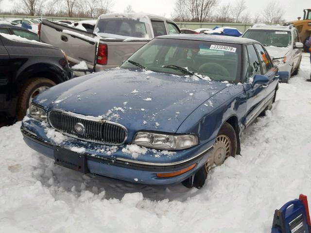 1G4HP52K2WH440673 - 1998 BUICK LESABRE CU BLUE photo 2